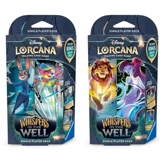 Disney Lorcana Set 10 : Whispers in the Well - Single Player Deck (Preorder)