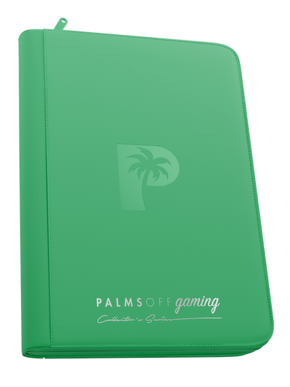 Palms Off Gaming Collector's Series 9 Pocket Zip Trading Card Binder - BLACK