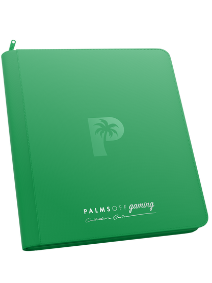 Palms Off Collector's Series 12 Pocket Zip Trading Card Binder - BLACK