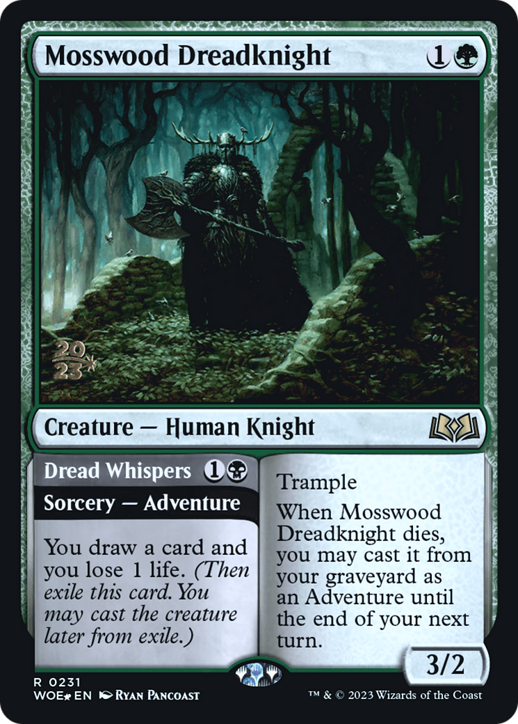 Mosswood Dreadknight (PRE-231S) - Wilds of Eldraine Promos Foil