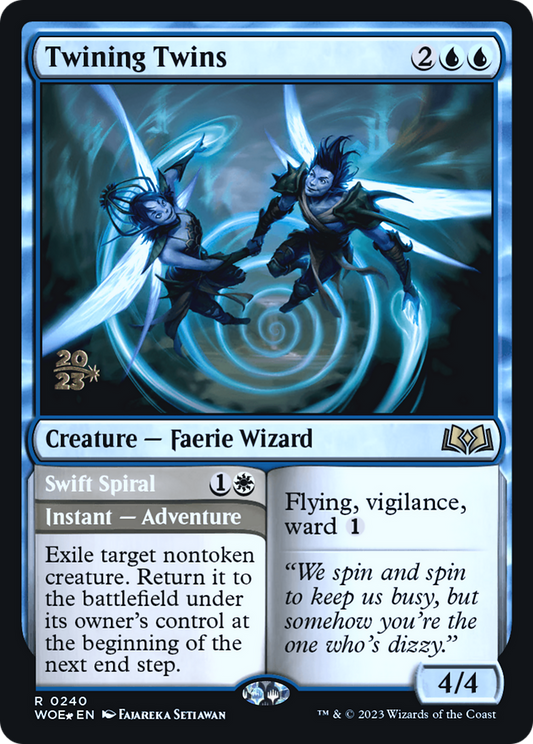 Twining Twins (PRE-240S) - Wilds of Eldraine Promos Foil