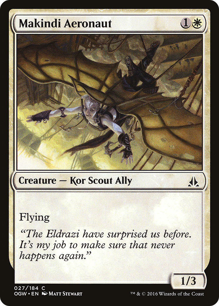 Makindi Aeronaut (OGW-027) - Oath of the Gatewatch Foil