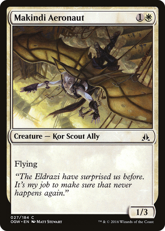 Makindi Aeronaut (OGW-027) - Oath of the Gatewatch Foil
