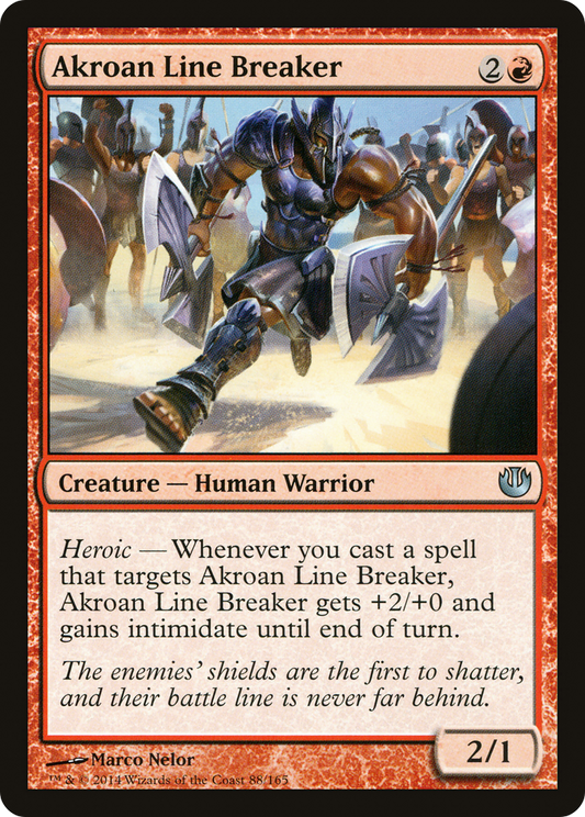 Akroan Line Breaker (JOU-088) - Journey into Nyx Foil