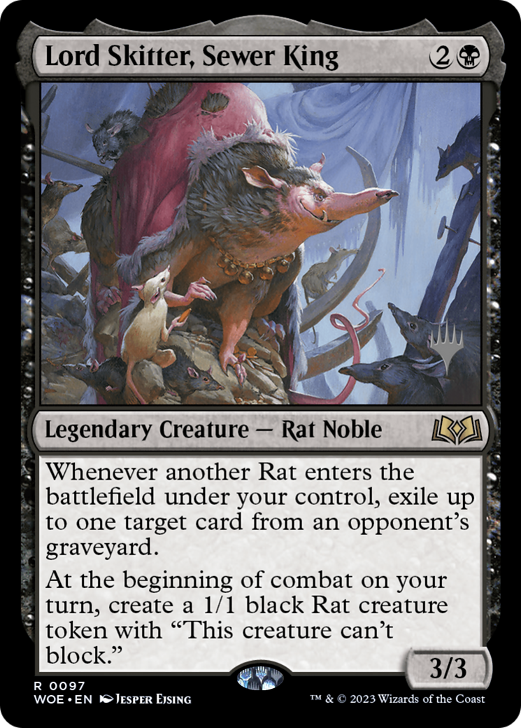 Lord Skitter, Sewer King (PPWOE-097) - Wilds of Eldraine Promos