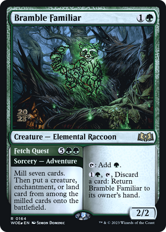 Bramble Familiar (PRE-164S) - Wilds of Eldraine Promos Foil