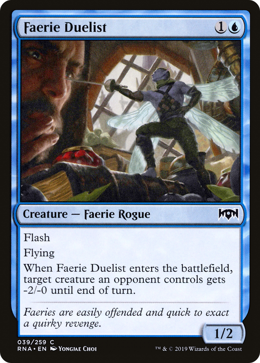 Faerie Duelist (RNA-039) - Ravnica Allegiance Foil
