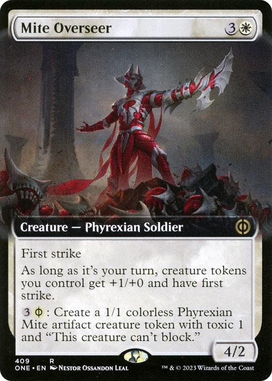 Mite Overseer (Extended Art) (ONE-409) - Phyrexia: All Will Be One: (Extended Art)