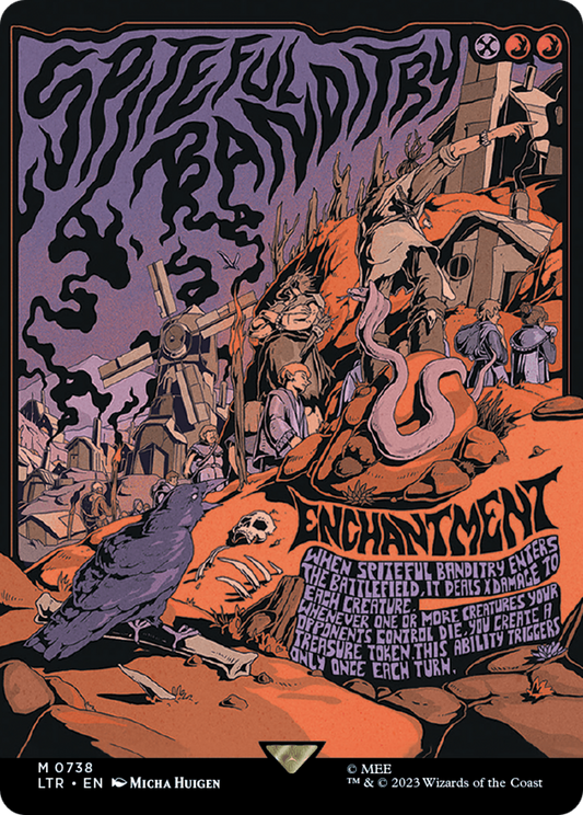 Spiteful Banditry (Borderless Poster) (LTR-738) - The Lord of the Rings: Tales of Middle-earth (Borderless) Foil