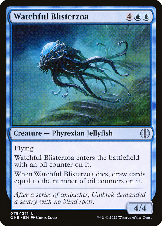 Watchful Blisterzoa (ONE-078) - Phyrexia: All Will Be One