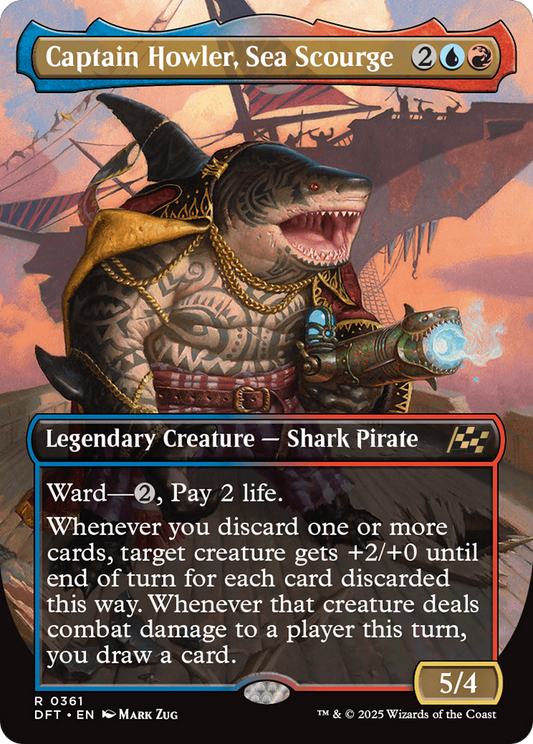 Captain Howler, Sea Scourge (DFT-361) - Aetherdrift (Borderless)