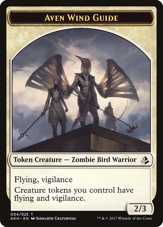 Aven Wind Guide Token (AKH-004) - Amonkhet Tokens