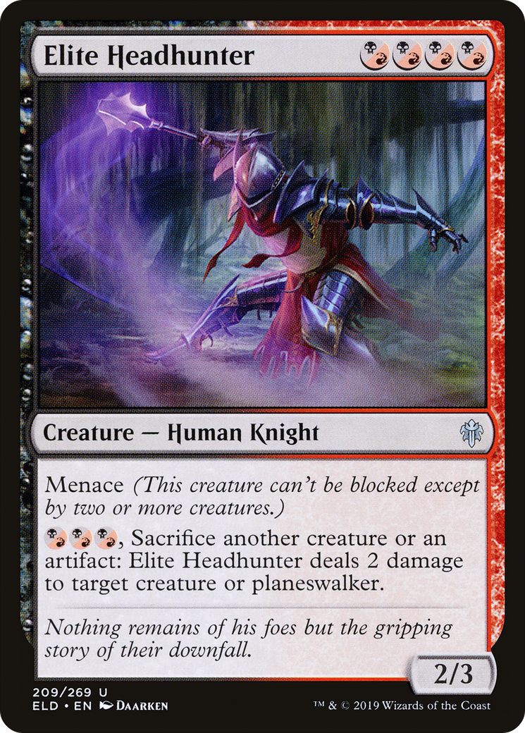 Elite Headhunter (ELD-209) - Throne of Eldraine Foil