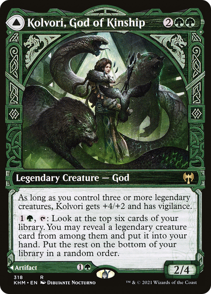 Kolvori, God of Kinship (Showcase) (KHM-318) - Kaldheim: (Showcase)