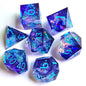 Imperial Gleam - Purple Blue Dice set