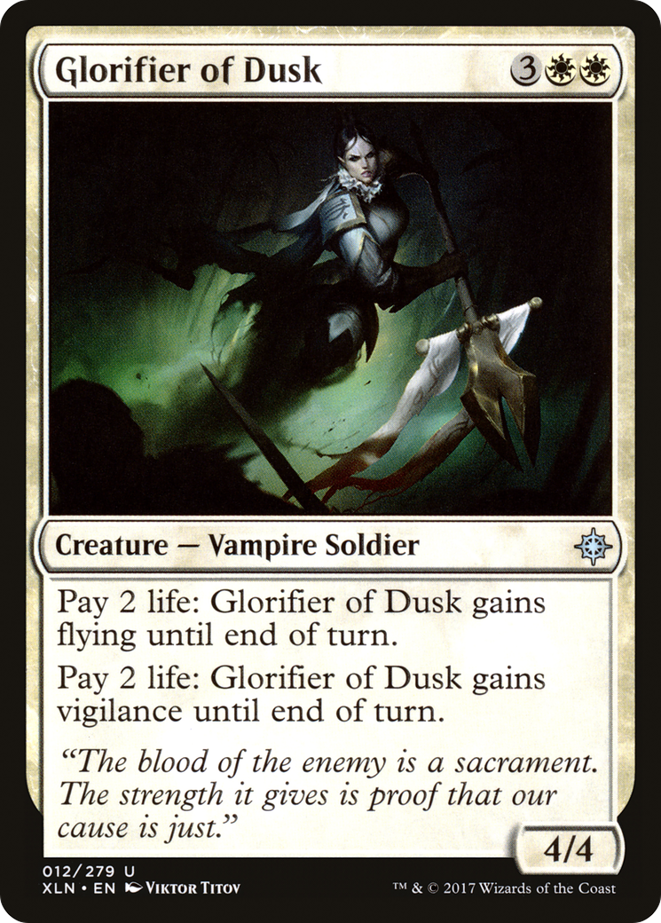 Glorifier of Dusk (XLN-012) - Ixalan Foil