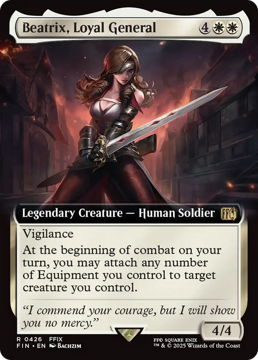 Beatrix, Loyal General (FIN-426) - FINAL FANTASY: (Extended Art)