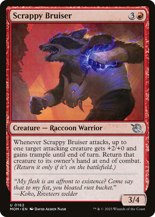 Scrappy Bruiser (MOM-162) - March of the Machine Foil