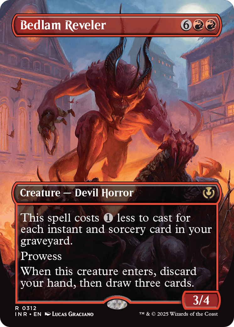 Bedlam Reveler (INR-312) - Innistrad Remastered (Borderless)