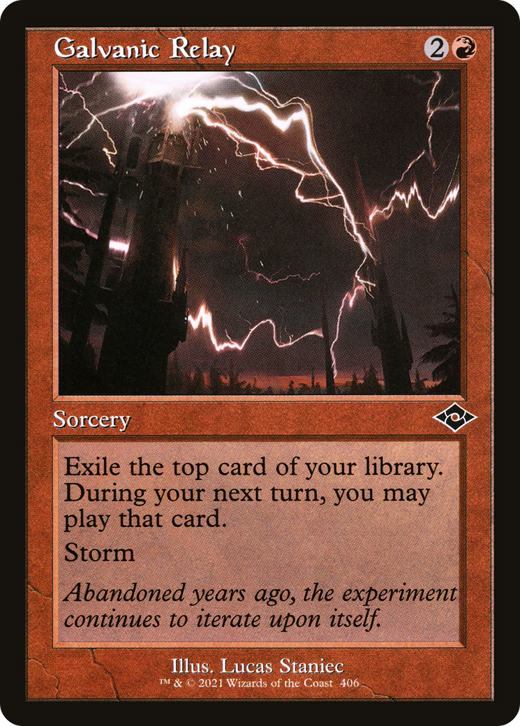 Galvanic Relay (Retro Frame) (MH2-406) - Modern Horizons 2 Foil
