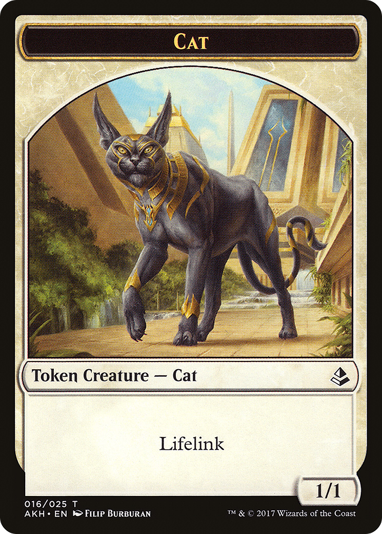 Cat Token (AKH-016) - Amonkhet Tokens Foil