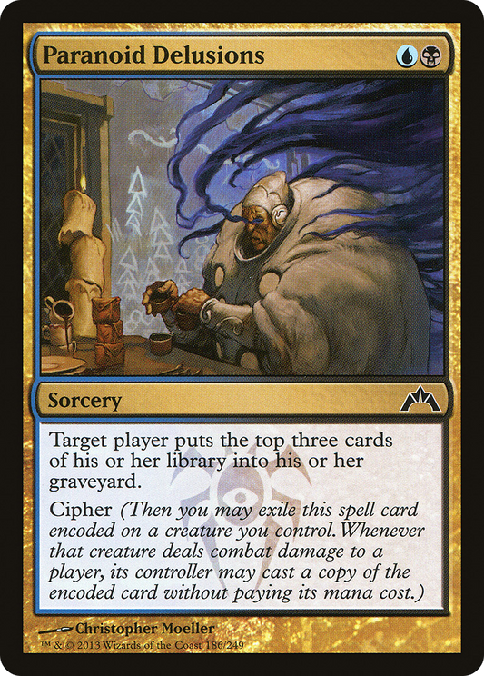 Paranoid Delusions (GTC-186) - Gatecrash Foil