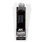 AK Interactive - Brushes - Silicone Medium Hard Tip Small Brushes Set AK9085