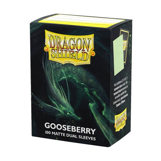Dragon Shield: 100 Sleeves – Matte Dual – Gooseberry