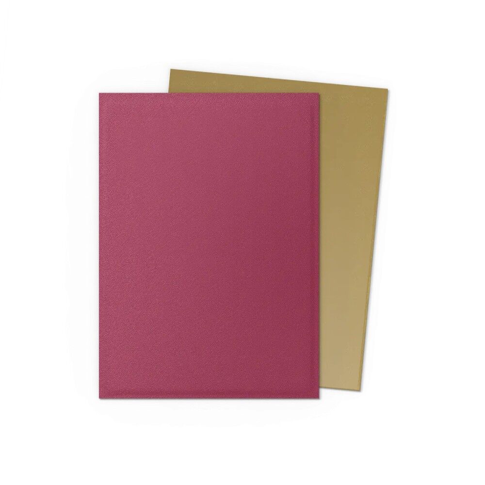 Dragon Shield: 100 Sleeves – Matte Dual – Pomegranate & Gold