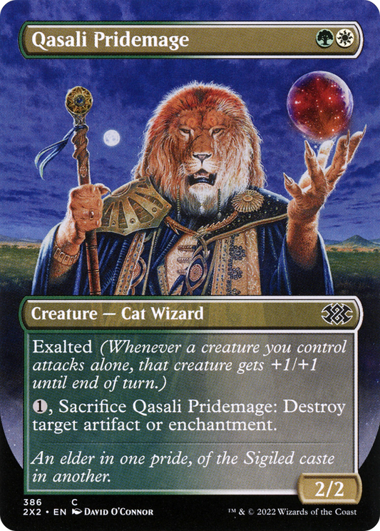 Qasali Pridemage (Borderless) (2X2-386) - Double Masters 2022 (Borderless)