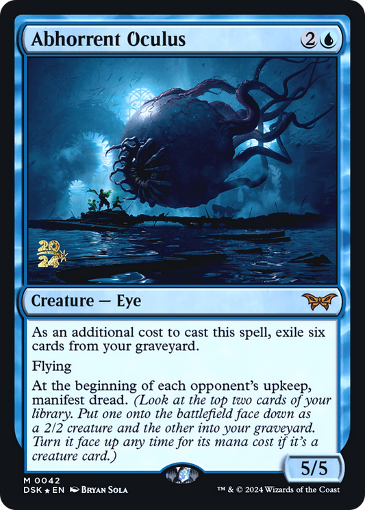 Abhorrent Oculus (PRE-42S) - Duskmourn: House of Horror Promos Foil