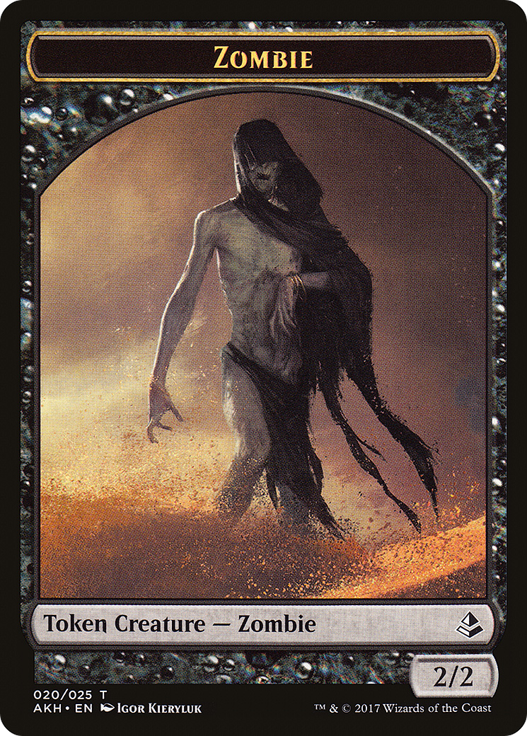 Zombie Token (AKH-020) - Amonkhet Tokens Foil