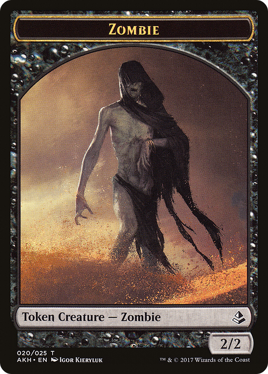Zombie Token (AKH-020) - Amonkhet Tokens Foil