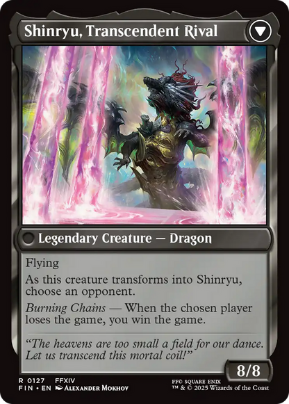 Zenos yae Galvus // Shinryu, Transcendent Rival (FIN-127) - FINAL FANTASY