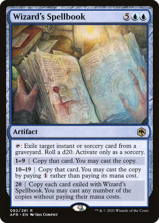 Wizard's Spellbook (AFR-082) - Adventures in the Forgotten Realms Foil