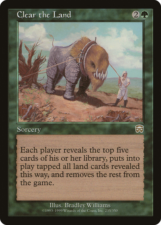 Clear the Land (MMQ-235) - Mercadian Masques