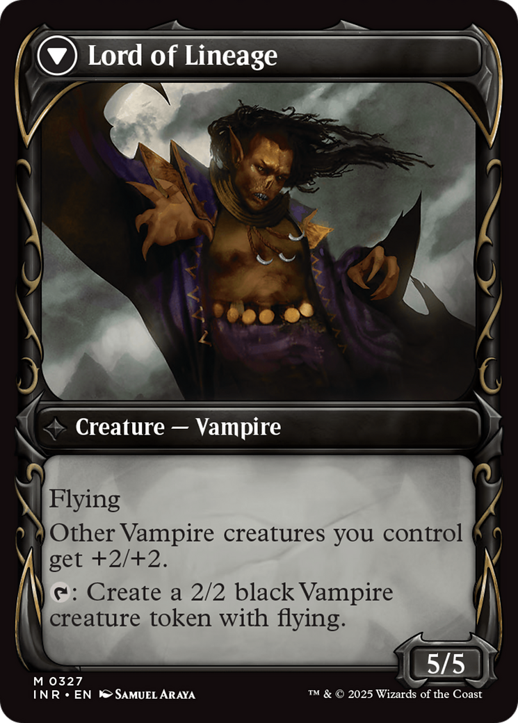 Bloodline Keeper // Lord of Lineage (INR-327) - Innistrad Remastered: (Showcase)