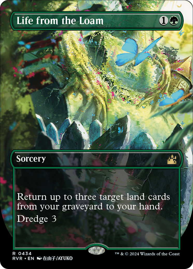 Life from the Loam (Anime Borderless) (RVR-434) - Ravnica Remastered (Borderless) Foil