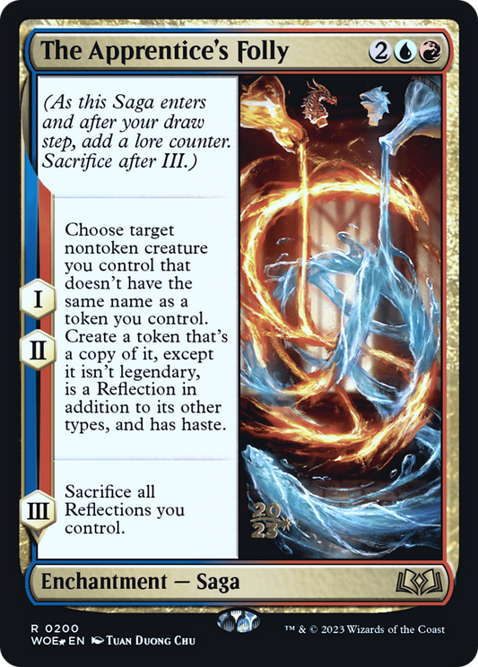 The Apprentice's Folly (PRE-200S) - Wilds of Eldraine Promos Foil