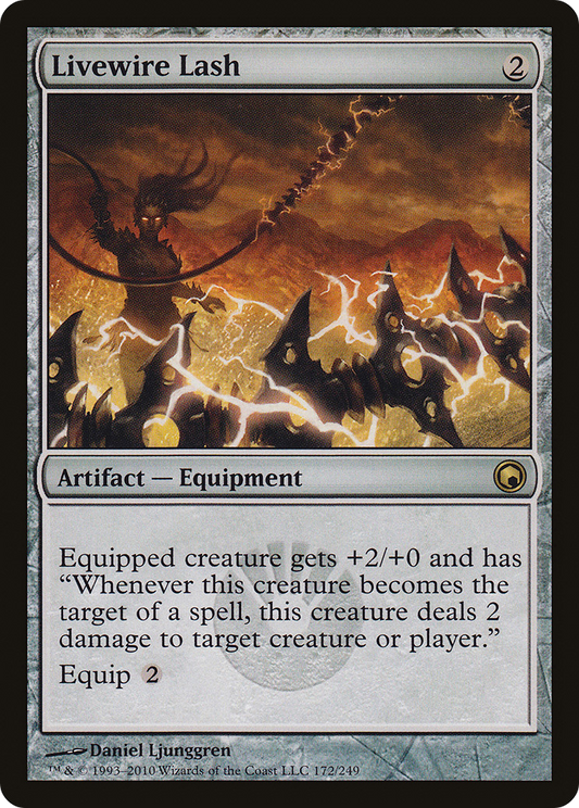 Livewire Lash (SOM-172) - Scars of Mirrodin