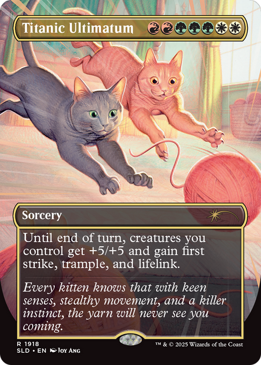 Titanic Ultimatum (SLD-1918) - Secret Lair Drop (Borderless) Foil