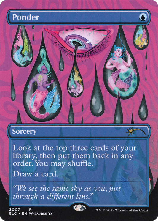 Ponder (SLC-2007) - Secret Lair 30th Anniversary Countdown Kit (Borderless) Foil