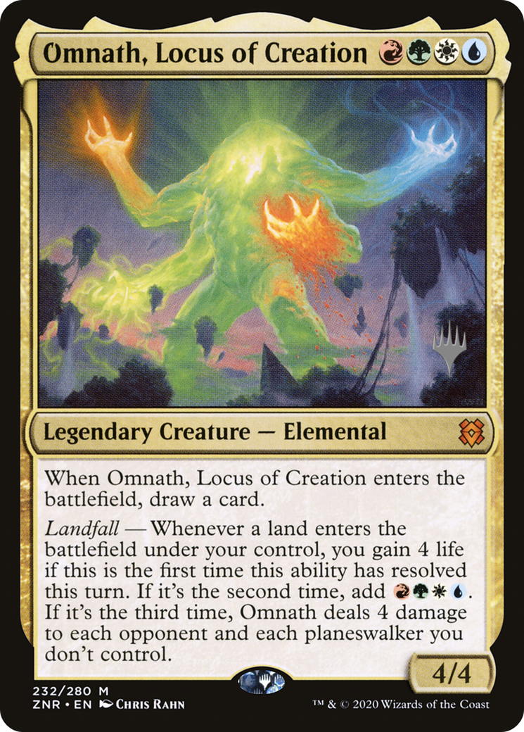 Omnath, Locus of Creation (PPZNR-232) - Zendikar Rising Promos