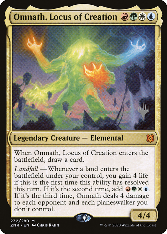 Omnath, Locus of Creation (PPZNR-232) - Zendikar Rising Promos