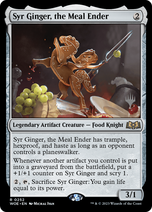 Syr Ginger, the Meal Ender (PPWOE-252P) - Wilds of Eldraine Promos Foil