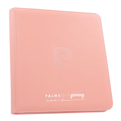 Palms Off Collector's Series 12 Pocket Zip Trading Card Binder - BLACK