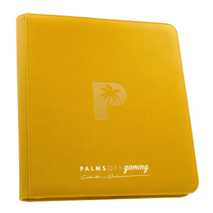 Palms Off Collector's Series 12 Pocket Zip Trading Card Binder - BLACK