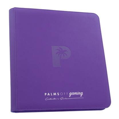 Palms Off Collector's Series 12 Pocket Zip Trading Card Binder - BLACK