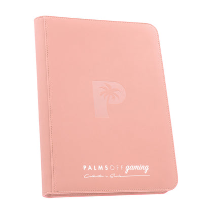 Palms Off Gaming Collector's Series 9 Pocket Zip Trading Card Binder - BLACK