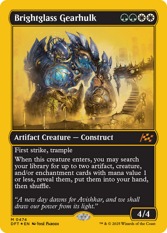 Brightglass Gearhulk (DFT-474) - Aetherdrift Foil